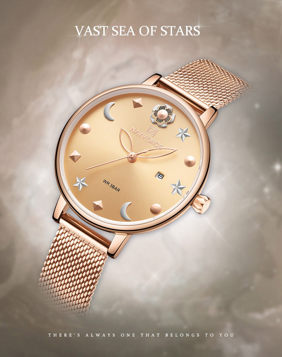 NAVIFORCE 5009S ladies watch