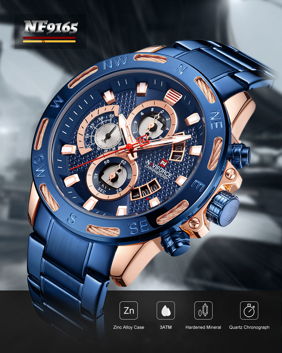 Naviforce NF9165 blue