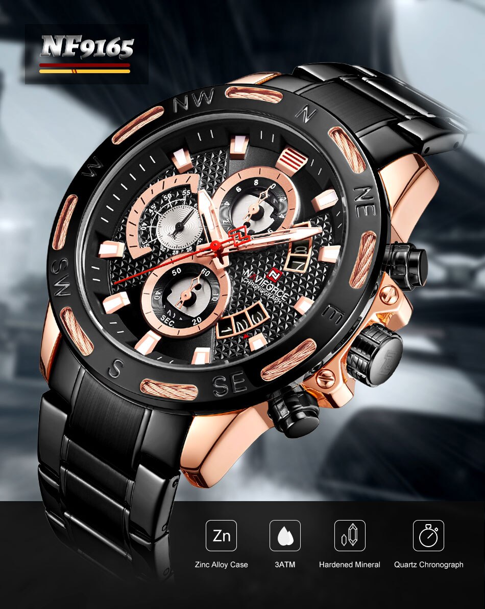 Naviforce NF9165 Black