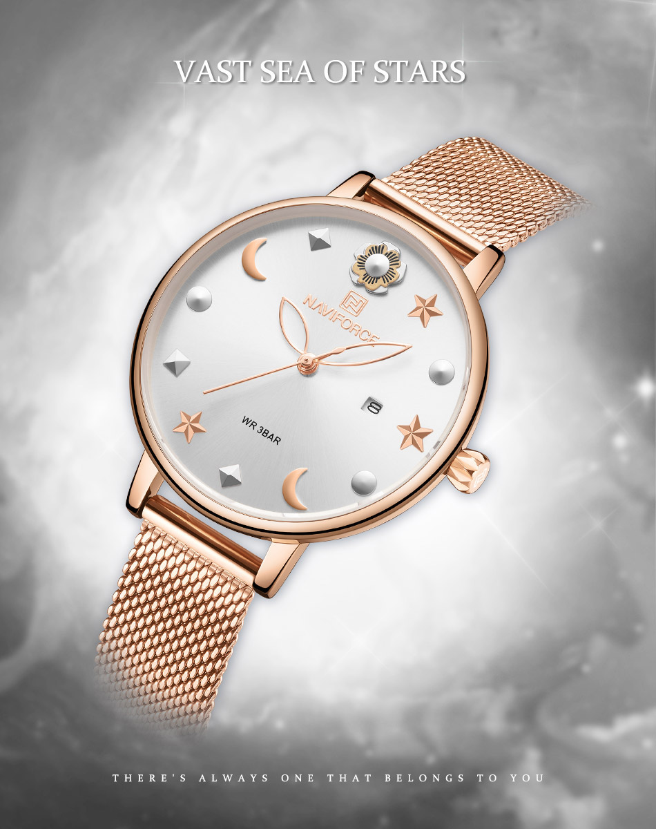 NAVIFORCE 5009S ladies watch
