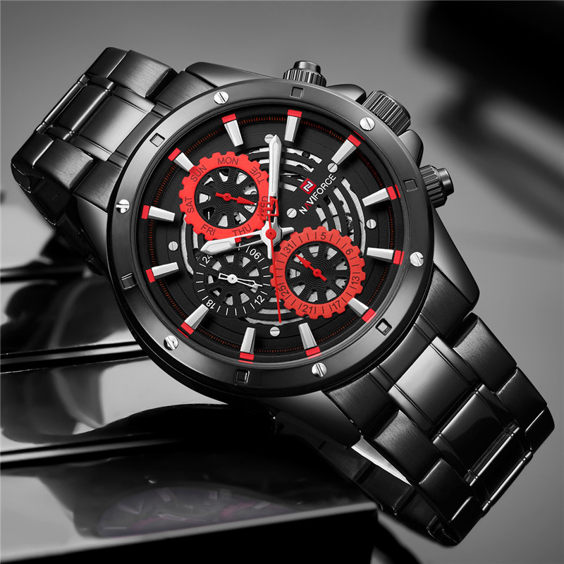 NAVIFORCE 9149 black red
